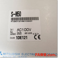 Japan (A)Unused,S-N50 ​​AC100V 2a2b Electromagnetic Contactor,MITSUBISHI 