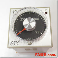 Japan (A)Unused,E5C2-R20K 0-600℃ Japanese equipment AC100-120V ,E5C (48 × 48mm),OMRON