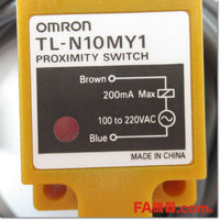 Japan (A)Unused,TL-N10MY1 角柱型標準タイプ近接センサ 交流2線式 非シールドタイプ　□30　 NO ,Amplifier Built-in Proximity Sensor,OMRON