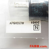 Japan (A)Unused,AP6HS53W　φ16 小形表示灯 長角形 AC/DC12V ,Indicator <Lamp>,IDEC