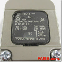 Japan (A)Unused,WLRCA2-LD　2回路リミットスイッチ レバーなし ,Limit Switch,OMRON