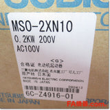 Japan (A)Unused,MSO-2XN10 AC100V 1-1.6A 1a×2　可逆式電磁開閉器 ,Reversible Type Electromagnetic Switch,MITSUBISHI