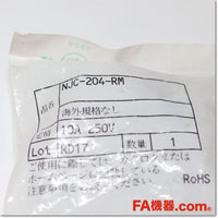 Japan (A)Unused,NJC-204-RM  中型メタルコネクタ パネル取付レセプタクル オス 極数4 ,Connector,NANABOSHI