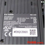 Japan (A)Unused,KV-5000 Ethernet 内蔵 CPUユニット Ver.2.0 ,CPU Module,KEYENCE 