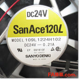 Japan (A)Unused,109L1224H102  冷却DCファン DC24V □120mm 厚さ38mm ,Fan / Louvers,Other