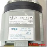 Japan (A)Unused,ASLN22211DNY φ30 electric switch 1a1b 2ノッチ AC/DC24V automatic switch ,Selector Switch,IDEC 