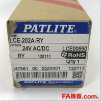 Japan (A)Unused,LCE-202A-RY　φ40 LED小型積層信号灯 ポール取付け AC/DC24V ,Laminated Signal Lamp <Signal Tower>,PATLITE