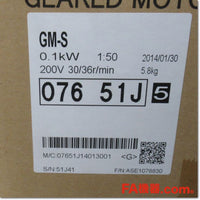 Japan (A)Unused,GM-S Japanese gear 200V 0.1kw Geared Motor,MITSUBISHI 