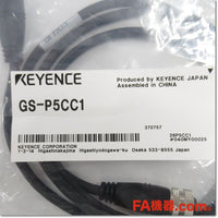 Japan (A)Unused,GS-P5CC1  M12コネクタタイプ 延長用ケーブル 単機能タイプ5ピン 1m ,Safety (Door / Limit) Switch,KEYENCE