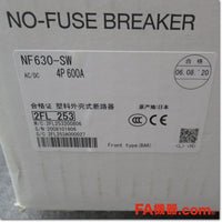 Japan (A)Unused,NF630-SW 4P 600A  ノーヒューズ遮断器 ,Peripherals / Low Voltage Circuit Breakers And Other,MITSUBISHI