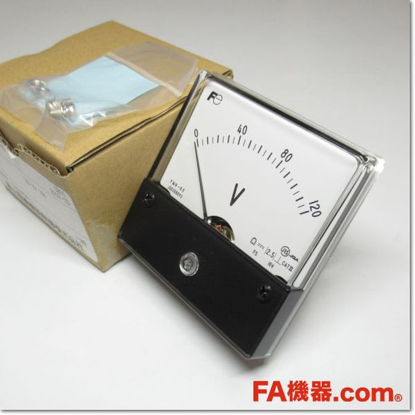 Japan (A)Unused,FMN-80 10V 0-120V  直流電圧計 ダイレクト計器