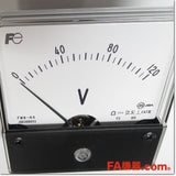 Japan (A)Unused,FMN-80 10V 0-120V  直流電圧計 ダイレクト計器 ,Voltmeter,Fuji