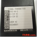 Japan (A)Unused,KVS-44-G Japanese equipment AC200V ,Signal Converter,M-SYSTEM 