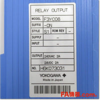 Japan (A)Unused,F3YC08-0N  リレー出力モジュール ,PLC Related,Yokogawa