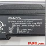 Japan (A)Unused,FS-MC8N  デジタルファイバアンプ マルチ出力ユニット ,Fiber Optic Sensor Amplifier,KEYENCE