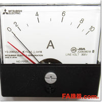 Japan (A)Unused,YS-206NAA 0-10A DRCT BR  交流電流計 ダイレクト計器 赤針付き ,Ammeter,MITSUBISHI