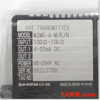Japan (A)Unused,M2MS-A-M/K/N　アナログ形ポテンショメータ変換器 AC100-240V ,Signal Converter,M-SYSTEM