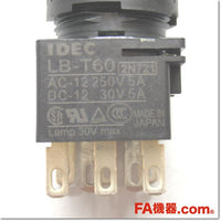 Japan (A)Unused,LB2L-M1T64G  φ16 照光押ボタンスイッチ 銀接点 2c AC/DC24V ,Illuminated Push Button Switch,IDEC