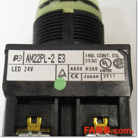 Japan (A)Unused,AM22PL-222E3G φ22 Fujifilm 2a2b AC/DC24V 2ノッチ 各位置停止 ,Illuminated Push Button Switch,Fuji 