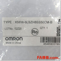 Japan (A)Unused,XS6W-6LSZH8SS50CM-B 0.5m ,Cable,OMRON 
