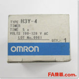 Japan (A)Unused,H3Y-4 AC100-120V 5s Timer,Timer,OMRON 