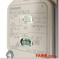 Japan (A)Unused,WLCA2-LD-DGJ-N  2回路リミットスイッチ ローラーレバー形 コネクタタイプ NC+NO 0.3m ,Limit Switch,OMRON