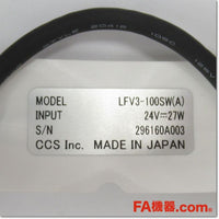 Japan (A)Unused,LFV3-100SW(A) LED同軸照明 拡散光 白色 DC24V ,LED Lighting / Dimmer / Power,Other 