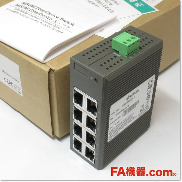 Japan (A)Unused,IESH-MB208-R V2.0.0  5/8ポート10/100Mアンマネージド産業用スイッチングハブ