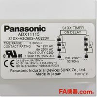 Japan (A)Unused,S1DX-A2C60S-AC220V [ADX11115]　タイマ 3-60s ,Timer,Panasonic