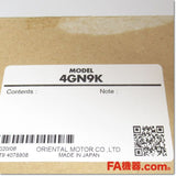 Japan (A)Unused,4GN9K  平行軸ギヤヘッド 取付角80mm ,Reduction Gear (GearHead),ORIENTAL MOTOR