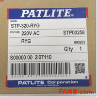 Japan (A)Unused,STP-320-RYG  φ57 積層信号灯 AC220V ,Laminated Signal Lamp <Signal Tower>,PATLITE