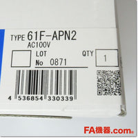 Japan (A)Unused,61F-APN2 AC100V フロートなしスイッチ 交互運転リレー ,Level Switch,OMRON