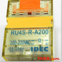 Japan (A)Unused,RU4S-R-A200 CR付 AC200V ,General Relay<other manufacturers> ,IDEC </other>