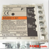 Japan (A)Unused,SS203-1-A1/F/T  三極ソリッドステートコンタクタ AC100-120V/AC200-240V ,Solid State Relay / Contactor <Other Manufacturers>,Fuji