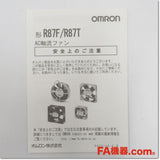 Japan (A)Unused,R87F-A4A93HP AC200V　AC軸流ファン □92Xt25mm ,Fan / Louvers,OMRON