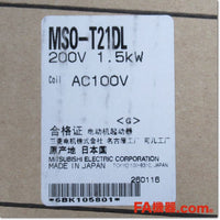 Japan (A)Unused,MSO-T21DL AC100V 1a1b 5.2-8A Switch,Irreversible Type Electromagnetic Switch,MITSUBISHI 
