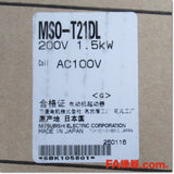 Japan (A)Unused,MSO-T21DL AC100V 1a1b 5.2-8A  遅延釈放形電磁開閉器 ,Irreversible Type Electromagnetic Switch,MITSUBISHI