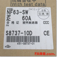 Japan (A)Unused,NF63-SW 3P 60A PM MCCB 3 Poles,MITSUBISHI 