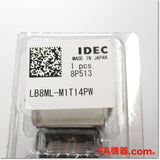 Japan (A)Unused,LB8ML-M1T14PW  フラッシュシルエット 照光押ボタンスイッチ 長角形 1c AC/DC24V ,Illuminated Push Button Switch,IDEC