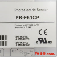 Japan (A)Unused,PR-F51CP Wired M8 M8 PNP 0.6m ,Built-in Amplifier Photoelectric Sensor, KEYENCE 