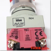 Japan (A)Unused,AVLW3B2211DR φ22 Japanese Japanese Japanese Japanese Japanese 1a1b AC/DC24V ,Illuminated Push Button Switch,IDEC 