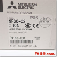 Japan (A)Unused,NF30-CS 2P 10A AL-1LSB SLT  ノーヒューズ遮断器 微小負荷用警報スイッチ付き ,MCCB 2-Pole,MITSUBISHI