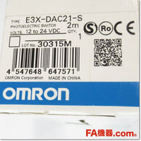 Japan (A)Unused,E3X-DAC21-S is used in Japan, Fiber Optic Sensor Am. plifier,OMRON 