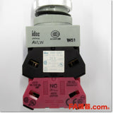 Japan (A)Unused,AVLW32211DR φ22 automatic switch 1a1b LED照光 AC/DC24V ,Illuminated Push Button Switch ,IDEC 