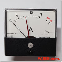 Japan (A)Unused,YS-206NAA 15A 0-15-45A DRCT BR Ammeter,Ammeter,MITSUBISHI 