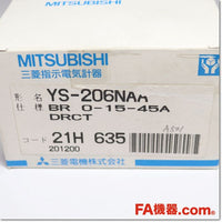 Japan (A)Unused,YS-206NAA 15A 0-15-45A DRCT BR　交流電流計 ダイレクト計器 3倍延長 赤針付き ,Ammeter,MITSUBISHI