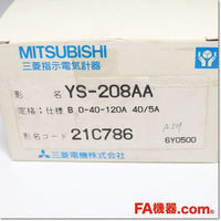 Japan (A)Unused,YS-8NAA 5A 0-40-120A CT40/5A B　交流電流計 3倍延長 ,Ammeter,MITSUBISHI