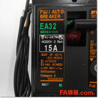 Japan (A)Unused,EA32 2P 15A K  オートブレーカ 警報スイッチ付き ,MCCB 2-Pole,Fuji