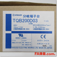 Japan (A)Unused,TQB200D03  大容量組端子台 ,Terminal Blocks,KASUGA