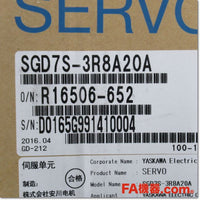 Japan (A)Unused,SGD7S-3R8A20A サーボパック AC200V 0.5kW MECHATROLINK-Ⅲ 通信指令形 ,Σ-7,Yaskawa 